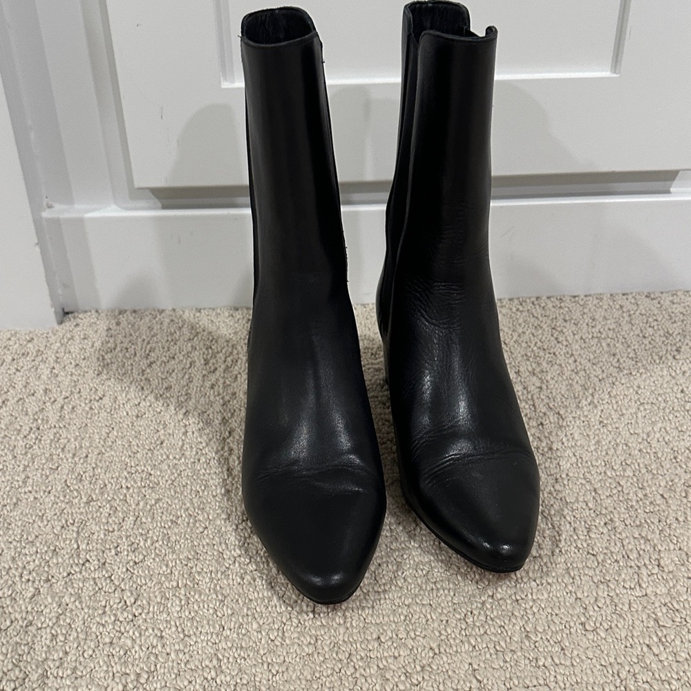 J. Crew block heel ankle boot, 8.5, EUC, worn a few times